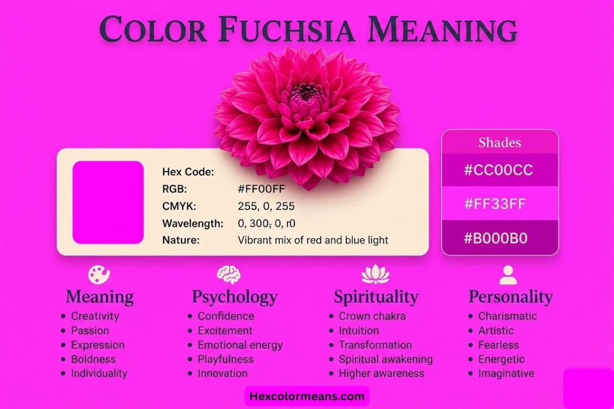 fuchsia color meaning, symbolism, and psychology